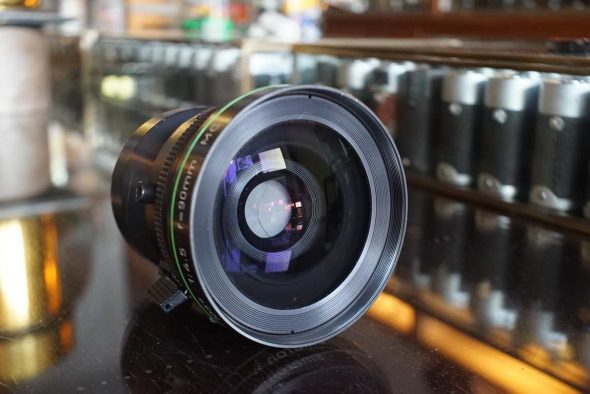 Sinar Sinaron W 90mm F/4.5 MC lens, in Pro Prontor shutter, 105 Degree FOV (Rodenstock)