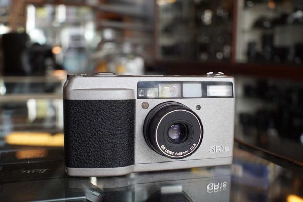 Ricoh GR1s silver point and shoot, boxed