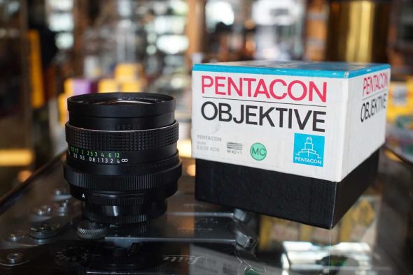 Pentacon 29mm f/2.8 lens, M42 mount. Boxed