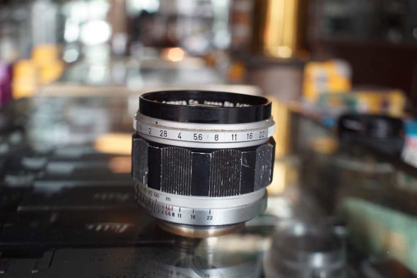 Canon 50mm f/1.4 in Leica screw mount
