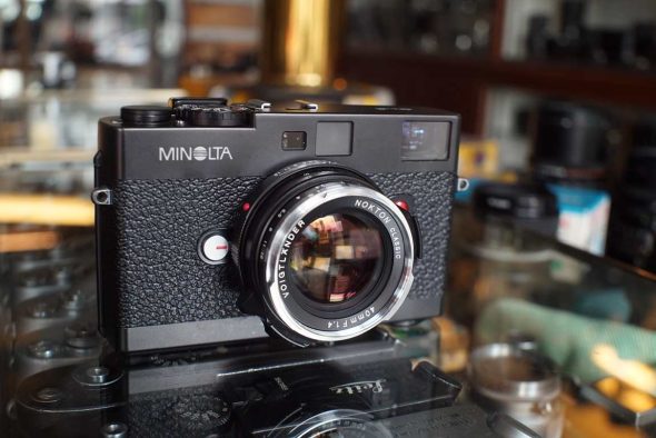 Minolta CLE with CLA + Voigtlander Nokton 40mm F1/.4 VM lens