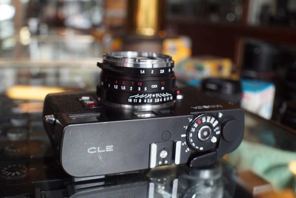 Minolta CLE with CLA + Voigtlander Nokton 40mm F1/.4 VM lens