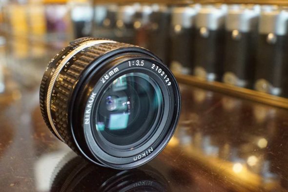 Nikon Nikkor 28mm F/3.5 AI lens
