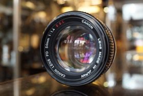 Canon FD 50mm F/1.4 S.S.C. lens
