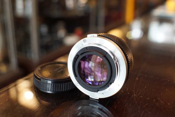Olympus OM Zuiko 50mm f/1.4 chrome nose lens