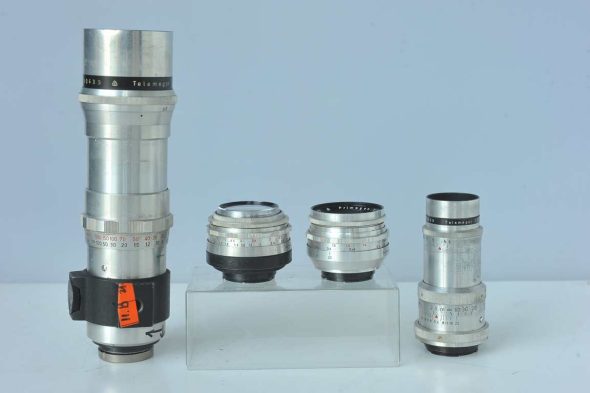 Lot of Meyer lenses for exakta mount (35, 50, 150 and 250mm)