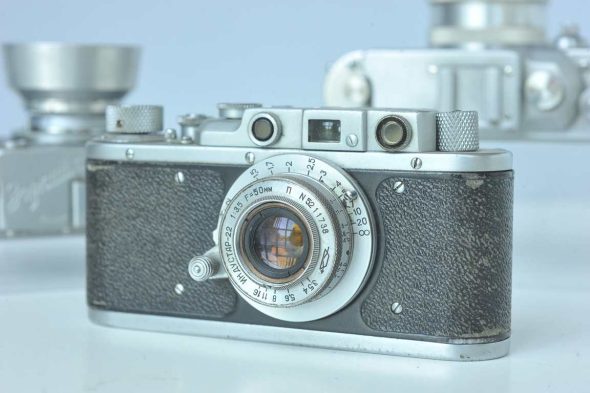 3x Soviet LTM look a like rangefinder cameras