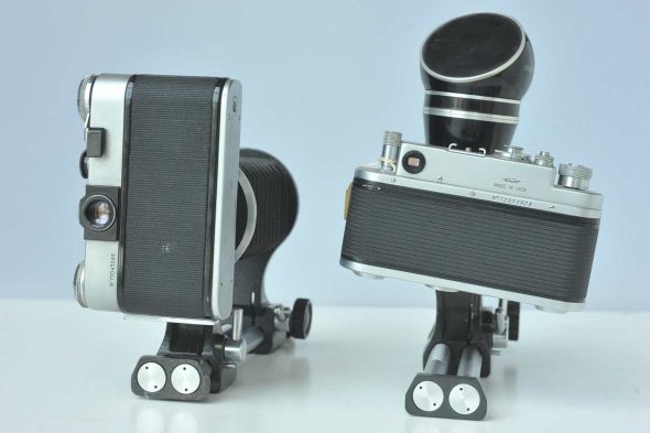 Lot of two Soviet cameras with Bellows and lens, Collectors items