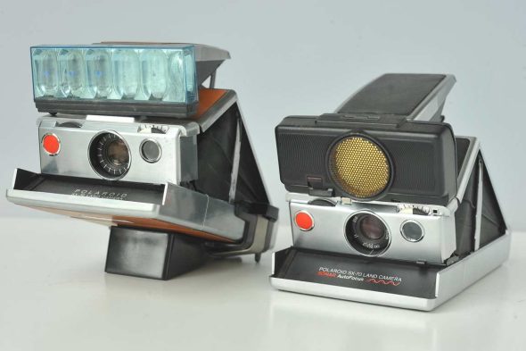 Polaroid SX70 and SX70 Sonar camera