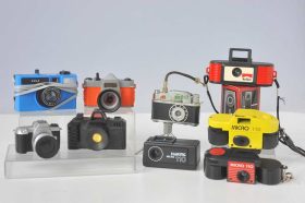 Lot of various very small / miniature cameras