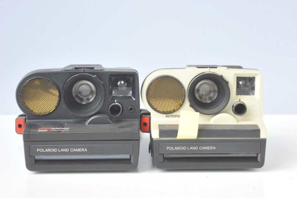 Lot of 5 Polaroid SX70 type cameras, 1000, 1000 Deluxe, 2000, 3500AF and 5000AF
