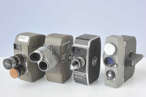 Lot of 11x 8mm movie cameras.