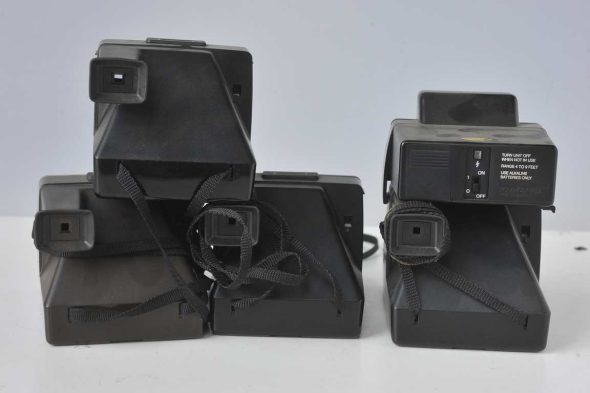 Lot of 4 Polaroid SX70 film type cameras; 1000, 1000S, 1000 Deluxe and 1500