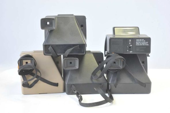Lot of 4 Polaroid SX70 type cameras 1000, 1000SE, Onestep and 3000