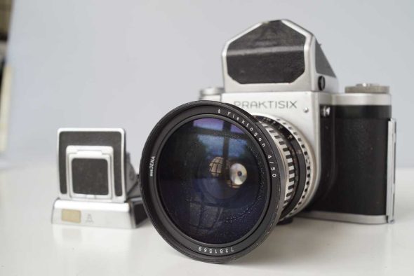 CZJ Flektogon 50mm f/4 lens on praktisix camera