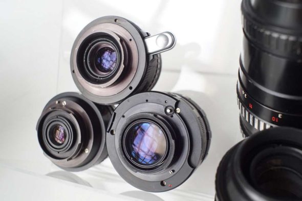 Lot of 5x Meyer lenses in Exakta and M42 mount