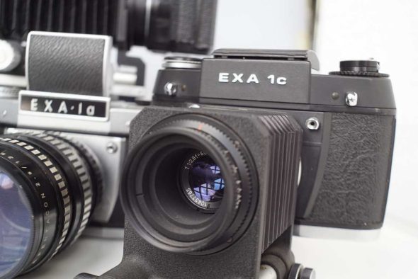 Lot of 4 Exa/Exakta branded cameras with lenses