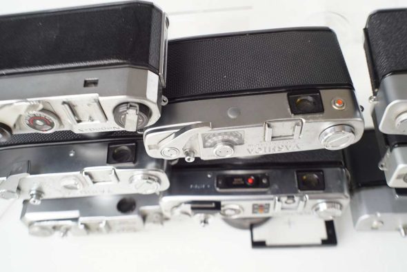 Lot of 8 Japanese rangefinder cameras