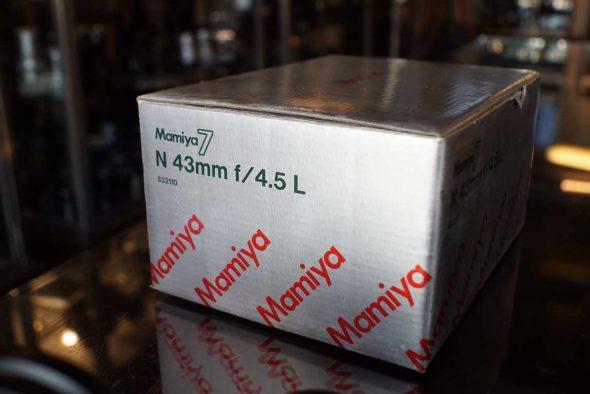 Mamiya N 43mm f/4.5 L for Mamiya 7 w/ finder, Boxed