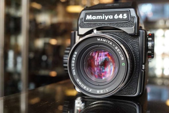 Mamiya M645J + AE Meter Prism finder S + Sekor-C 80mm f/2.8