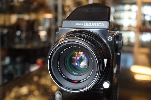 Bronica ETR w/ Prism Finder + Zenzanon 75mm F/2.8 MC lens