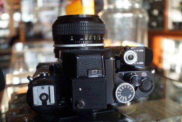 Nikon F2 Photomic Black kit w/ MD-3 Motordrive and Nikkor 50mm f/1.4 pre-AI