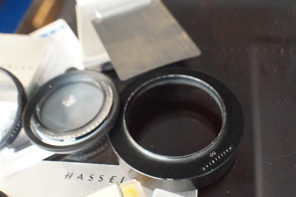 Lot of various Hasselblad V system related camera and lens accessories