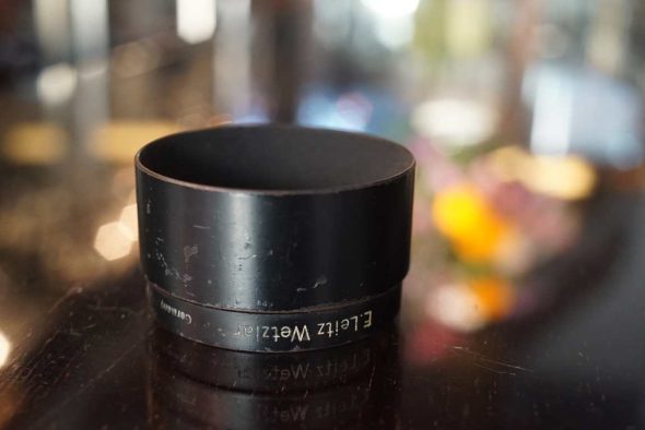 Leica Leitz FLQOO lens hood, black finish, Elmar 35mm F/3.5 lens