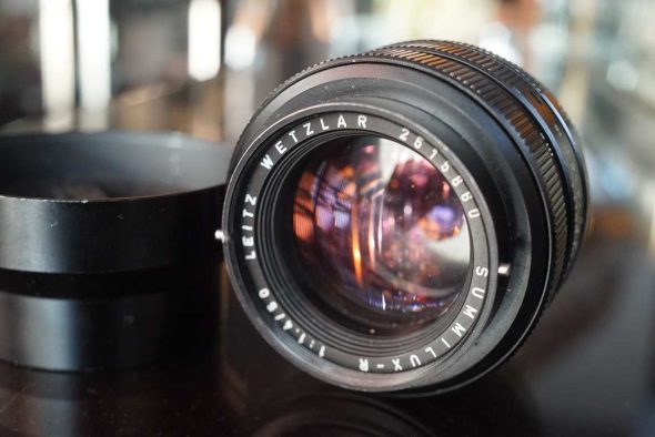 Leica Leitz Summilux-R 50mm f/1.4 3cam + 12508 hood