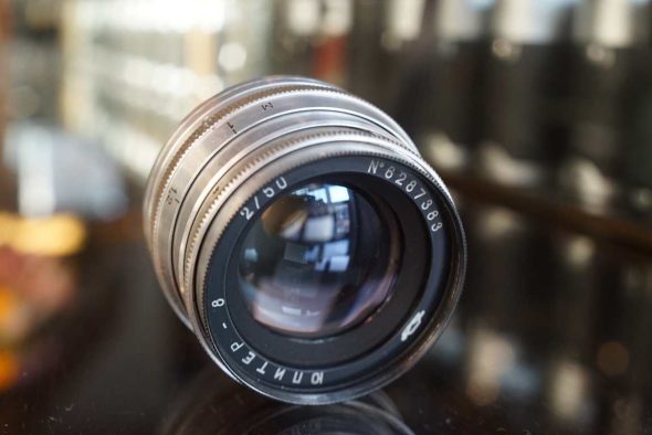 KMZ Jupiter-8 50mm f/2 USSR lens in Leica screw mount