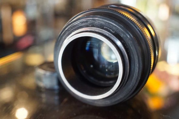Jupiter-9 85mm f/2 black Vintage USSR lens in Leica screw