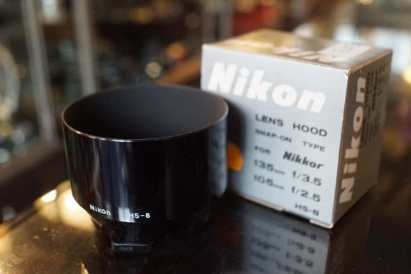 Nikon HS-8 clip-on lenshood, boxed