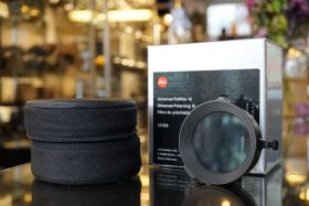 Leica 13356 Universal Polarisation filter, incl. 2 adapter rings, boxed