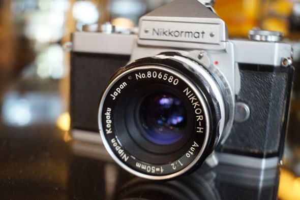 Nikkormat FT + Nikkor-H 1:2 / f=50mm standard lens