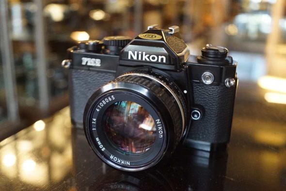 Nikon FM2 Black kit + Nikkor 50mm 1:1.4 AI lens