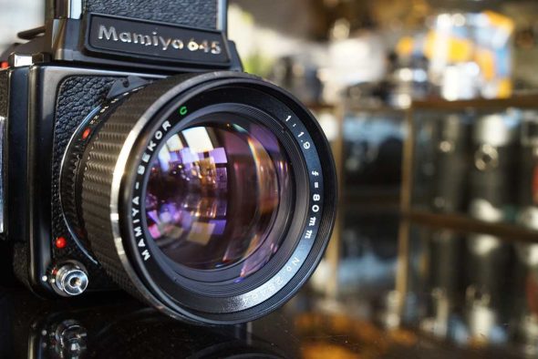Mamiya M645 + Sekor 80mm F/1.9 lens