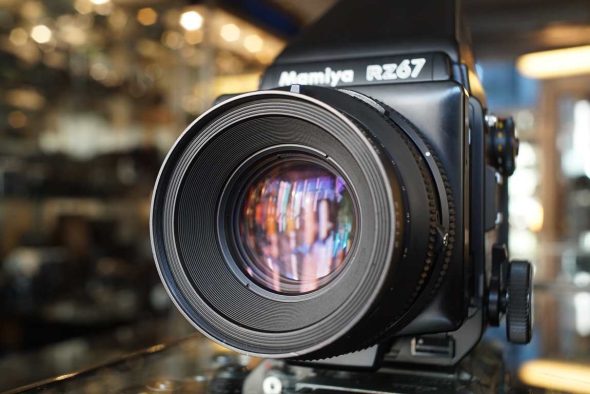 Mamiya RZ67 with AE Prism finder + Sekor Z 110mm F/2.8 lens + 120 back