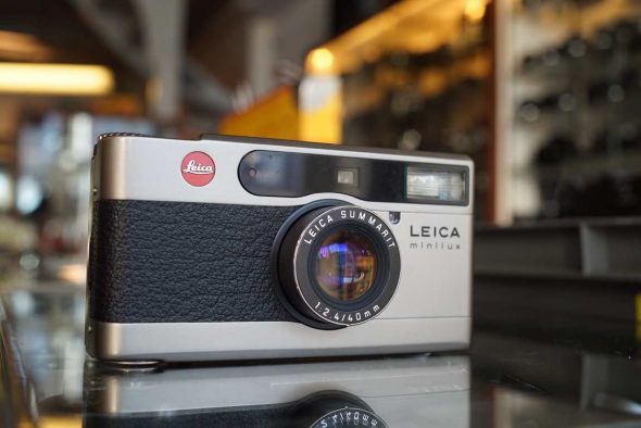 Leica Minilux champagne compact camera w/ 40mm f/2.4 Summarit