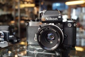 Nikon F2 black body + pre-AI 50mm F/2 Nikkor lens, OUTLET