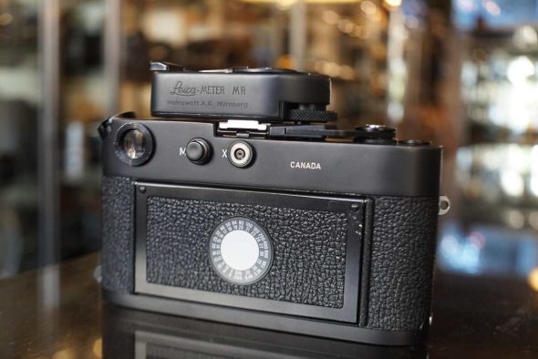 Leica M4-2 body black chrome + Leica Meter MR, fresh CLA