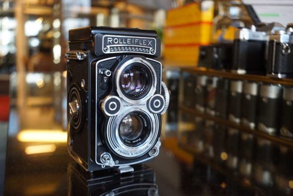 Rolleiflex 3.5F with 75mm F/3.5 lenses, CLA