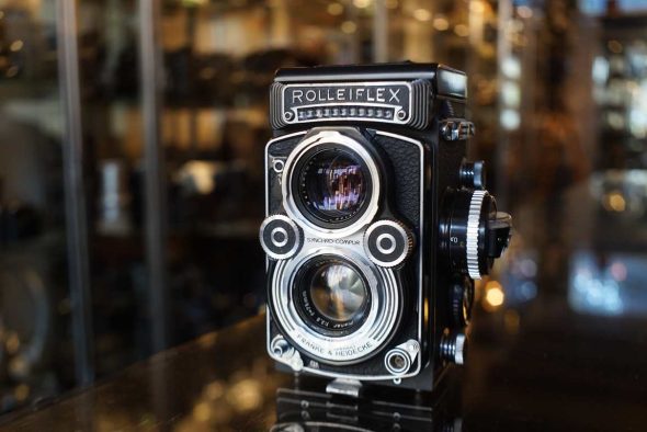 Rolleiflex 3.5F with 75mm F/3.5 lenses, CLA