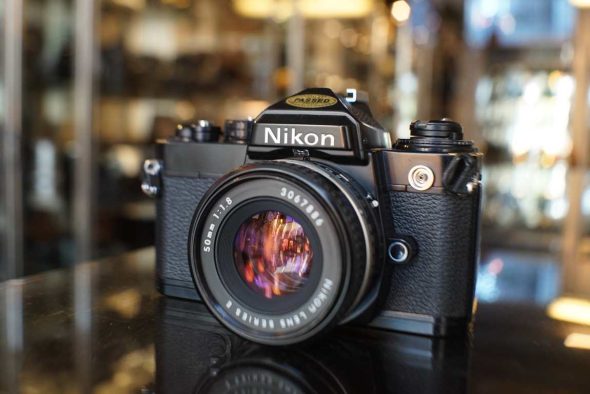 Nikon FE black + E 50mm f/1.8 AIS