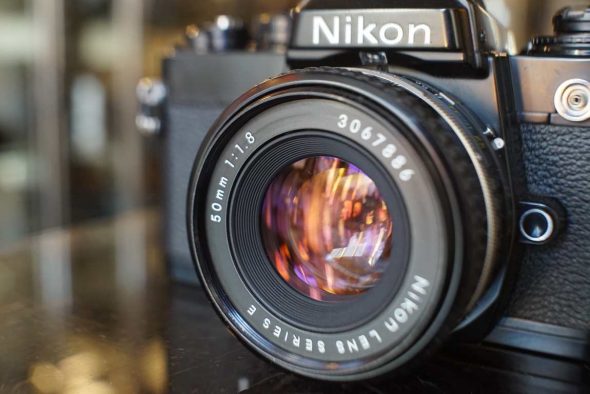 Nikon FE black + E 50mm f/1.8 AIS