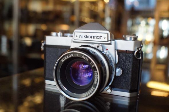 Nikkormat FT chrome + Nikkor-H 50mm F/2 lens