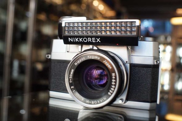 Nikkorex F + Meter + Nippon Kogaku Nikkor-H 50mm 1:2