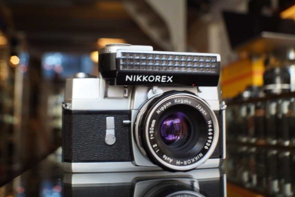 Nikkorex F + Meter + Nippon Kogaku Nikkor-H 50mm 1:2