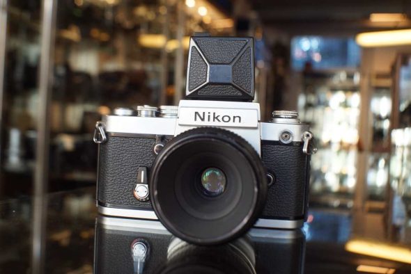 Nikon F2 + Waist level finder DW-1 + Micro-Nikkor 50mm 1:3.5