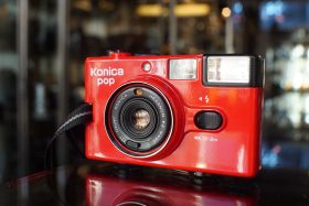 Konica POP point and shoot in Red