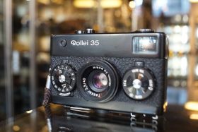Rollei 35 black with Tessar 40/3.5 lens, OUTLET